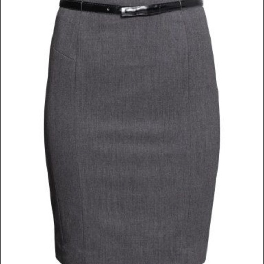 Dark gray H&M pencil skirt